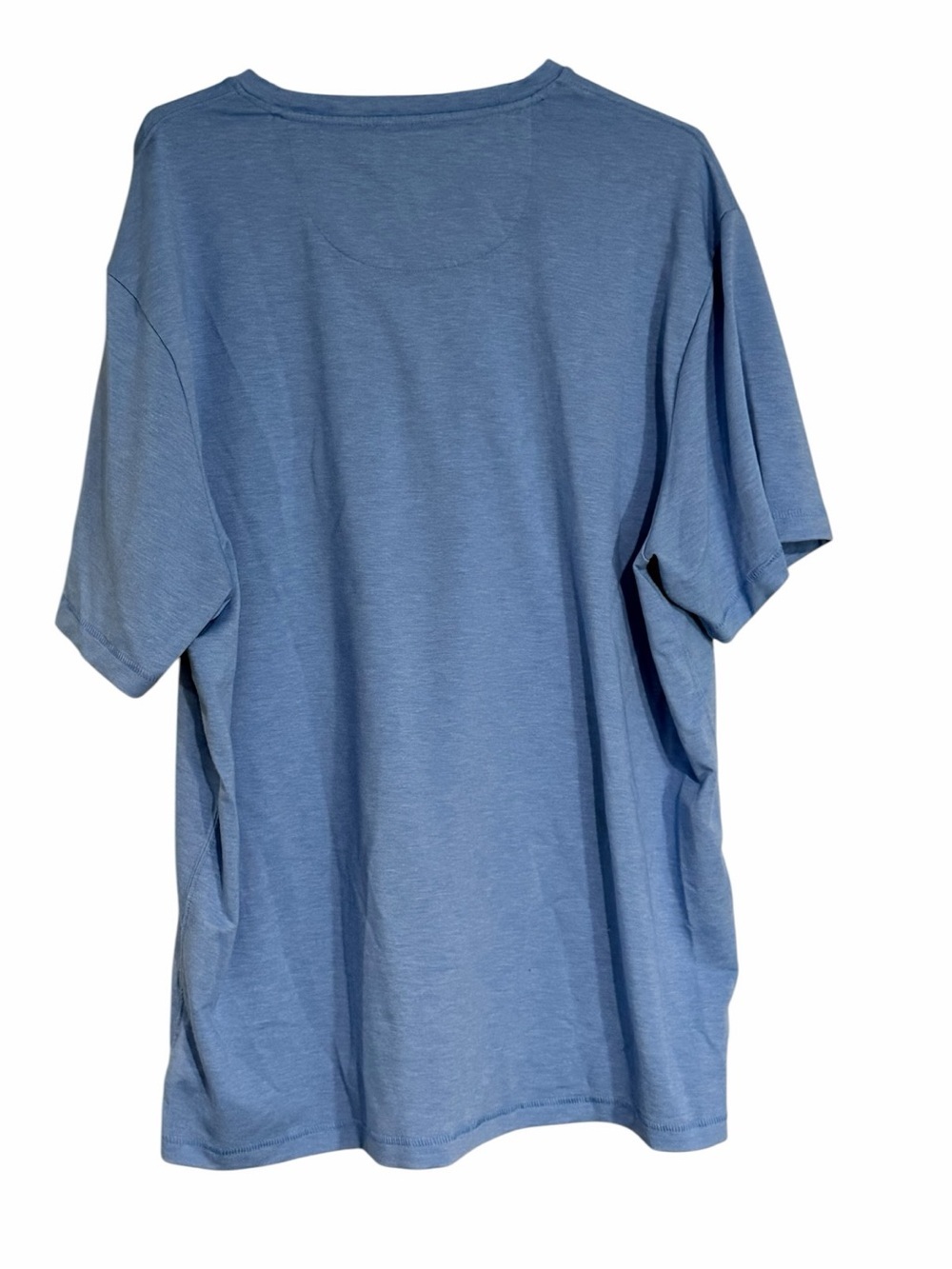 Lands' End Men's XXL Light Blue Short-Sleeve Crewneck Tee - Picture 2 of 5